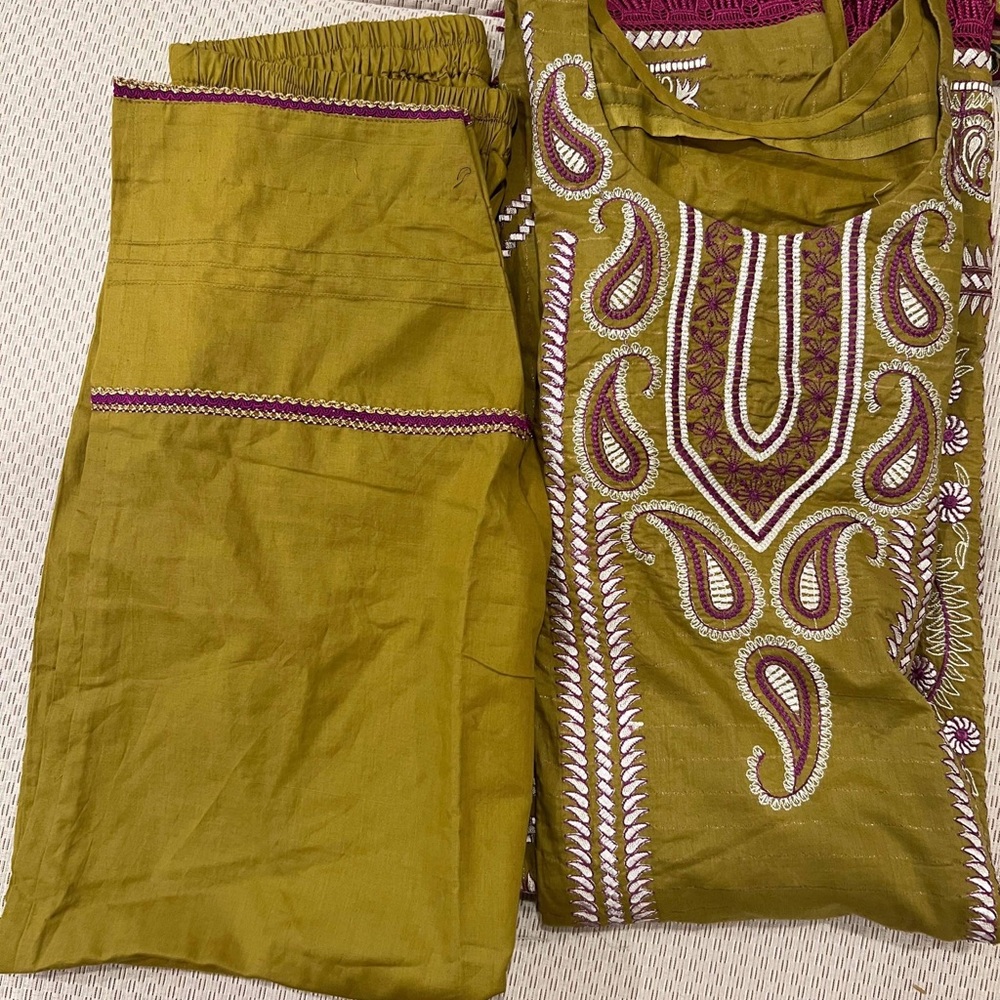New 3 piece Pakistani dress salwar kameez xl laxuary lawn